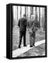 Pres Dwight Eisenhower and John Kennedy after Failed Bay of Pigs Invasion, Camp David, Apr 22, 1961-null-Framed Stretched Canvas