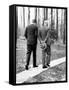 Pres Dwight Eisenhower and John Kennedy after Failed Bay of Pigs Invasion, Camp David, Apr 22, 1961-null-Framed Stretched Canvas