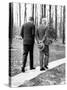 Pres Dwight Eisenhower and John Kennedy after Failed Bay of Pigs Invasion, Camp David, Apr 22, 1961-null-Stretched Canvas