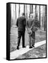 Pres Dwight Eisenhower and John Kennedy after Failed Bay of Pigs Invasion, Camp David, Apr 22, 1961-null-Framed Stretched Canvas