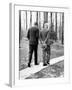 Pres Dwight Eisenhower and John Kennedy after Failed Bay of Pigs Invasion, Camp David, Apr 22, 1961-null-Framed Photo