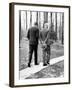 Pres Dwight Eisenhower and John Kennedy after Failed Bay of Pigs Invasion, Camp David, Apr 22, 1961-null-Framed Photo