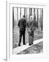 Pres Dwight Eisenhower and John Kennedy after Failed Bay of Pigs Invasion, Camp David, Apr 22, 1961-null-Framed Photo