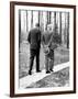 Pres Dwight Eisenhower and John Kennedy after Failed Bay of Pigs Invasion, Camp David, Apr 22, 1961-null-Framed Photo