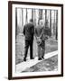 Pres Dwight Eisenhower and John Kennedy after Failed Bay of Pigs Invasion, Camp David, Apr 22, 1961-null-Framed Photo