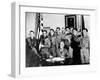 Pres Franklin Roosevelt and Honor Scouts on 27th Anniversary of Boy Scouts Founding, Feb 8, 1937-null-Framed Photo