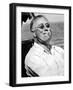 Pres Franklin Roosevelt Smokes Cigarette and Fishing During Vacation on Gulf of Mexico, May 10 1937-null-Framed Photo