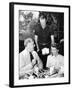 Pres Franklin Roosevelt with Actress Katherine Hepburn at Val-Kil Cottage at Hyde Park Estate-null-Framed Photo