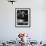 Pres. Harry S. Truman Seated at His Desk in the White House, Family Photographs on Table Behind Him-Gjon Mili-Framed Photographic Print displayed on a wall