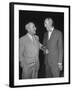 Pres. Harry S. Truman Talking to Dean Acheson-null-Framed Photographic Print