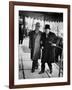 Pres. Harry Truman Walking Arm-In-Arm with British Prime Minister Winston Churchill, Blair House-George Skadding-Framed Photographic Print