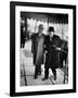 Pres. Harry Truman Walking Arm-In-Arm with British Prime Minister Winston Churchill, Blair House-George Skadding-Framed Photographic Print