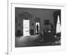 Pres. John F. Kennedy and Attorney Gen. Robert F. Kennedy Conferring in the Oval Office-null-Framed Photographic Print