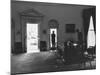Pres. John F. Kennedy and Attorney Gen. Robert F. Kennedy Conferring in the Oval Office-null-Mounted Photographic Print