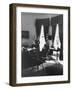 Pres. John F. Kennedy and Attorney Gen. Robert F. Kennedy Conferring in the Oval Office-null-Framed Photographic Print