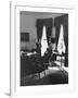 Pres. John F. Kennedy and Attorney Gen. Robert F. Kennedy Conferring in the Oval Office-null-Framed Photographic Print