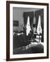 Pres. John F. Kennedy and Attorney Gen. Robert F. Kennedy Conferring in the Oval Office-null-Framed Photographic Print
