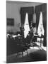 Pres. John F. Kennedy and Attorney Gen. Robert F. Kennedy Conferring in the Oval Office-null-Mounted Photographic Print