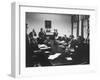 Pres. John F. Kennedy and Cabinet During Steel Crisis in the Cabinet Room-null-Framed Photographic Print