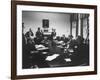 Pres. John F. Kennedy and Cabinet During Steel Crisis in the Cabinet Room-null-Framed Photographic Print