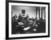 Pres. John F. Kennedy and Cabinet During Steel Crisis in the Cabinet Room-null-Framed Photographic Print
