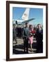 Pres. John F Kennedy and Wife Jackie at Love Field During Campaign Tour on Day of Assassination-Art Rickerby-Framed Photographic Print