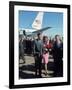 Pres. John F Kennedy and Wife Jackie at Love Field During Campaign Tour on Day of Assassination-Art Rickerby-Framed Photographic Print