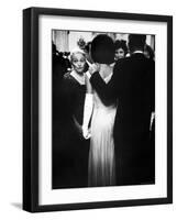 Pres.John F Kennedy and Wife with Author Pearl Buck at Party for Nobel Prize Winners at White House-Art Rickerby-Framed Premium Photographic Print