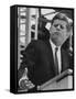 Pres. John F. Kennedy in Mexico City-John Dominis-Framed Stretched Canvas