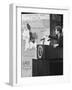 Pres. John F. Kennedy Speaking on Laos During Press Conference-null-Framed Photographic Print