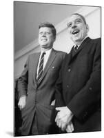 Pres. John F. Kennedy with Luis Munoz Marin, Governor of Puerto Rico-null-Mounted Photographic Print