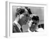 Pres John Kennedy and Attorney General Robert Kennedy at Ceremonies Honoring African Americans-null-Framed Photo