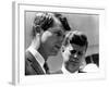 Pres John Kennedy and Attorney General Robert Kennedy at Ceremonies Honoring African Americans-null-Framed Photo