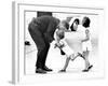 Pres John Kennedy and Children, John Jr and Caroline at Squaw Island, Massachusetts, Aug 23, 1963-null-Framed Photo