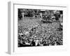 Pres Kennedy Tells Crowd at West Berlin City Hall, 'Ich Bin Ein Berliner,' Jun 26, 1963-null-Framed Photo