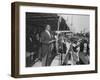 Pres. of Senegal Leopold Senghor Giving Speech on Independence Day-null-Framed Photographic Print