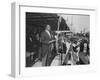 Pres. of Senegal Leopold Senghor Giving Speech on Independence Day-null-Framed Photographic Print