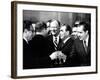 Pres Richard Nixon and Henry Kissinger Clink Champagne Glasses to Toast-null-Framed Photo