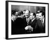 Pres Richard Nixon and Henry Kissinger Clink Champagne Glasses to Toast-null-Framed Photo