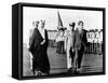 Pres Richard Nixon and King Faisel Review During Arrival Ceremonies, Saudi Arabia, Jun 15, 1974-null-Framed Stretched Canvas