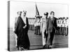 Pres Richard Nixon and King Faisel Review During Arrival Ceremonies, Saudi Arabia, Jun 15, 1974-null-Stretched Canvas