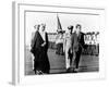 Pres Richard Nixon and King Faisel Review During Arrival Ceremonies, Saudi Arabia, Jun 15, 1974-null-Framed Photo
