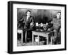 Pres Richard Nixon and Premier Chou En-Lai before First Plenary Session, Beijing, Feb 21, 1972-null-Framed Photo