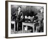 Pres Richard Nixon and Premier Chou En-Lai before First Plenary Session, Beijing, Feb 21, 1972-null-Framed Photo