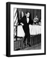 Pres Richard Nixon at Memorial Dinner in Honor of Late Pres Dwight D Eisenhower, Oct 14, 1969-null-Framed Photo