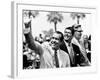 Pres Richard Nixon, Gov Ronald Reagan and Donald Johnson, Administrator of Veterans Affairs-null-Framed Photo