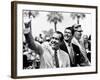 Pres Richard Nixon, Gov Ronald Reagan and Donald Johnson, Administrator of Veterans Affairs-null-Framed Photo