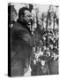 Pres. Theodore Roosevelt Speaking to Crowd During Campaign-null-Stretched Canvas