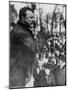 Pres. Theodore Roosevelt Speaking to Crowd During Campaign-null-Mounted Photographic Print