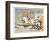 Presages of the Millennium, Published by Hannah Humphrey in 1795-James Gillray-Framed Giclee Print